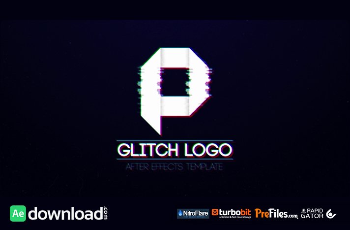 Glitch Logo Videohive Free Download Free after