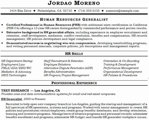 Going About Preparing A Human Resources Resume