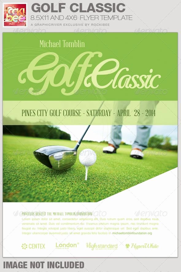Golf Classic event Flyer Template