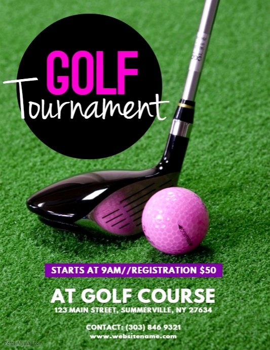 Golf tournament Flyer Template