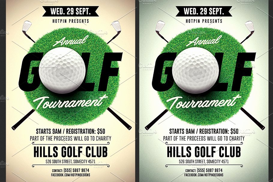 Golf tournament Flyer Template Flyer Templates