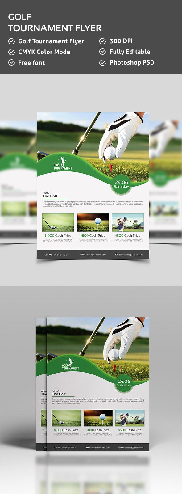 Golf tournament Flyer