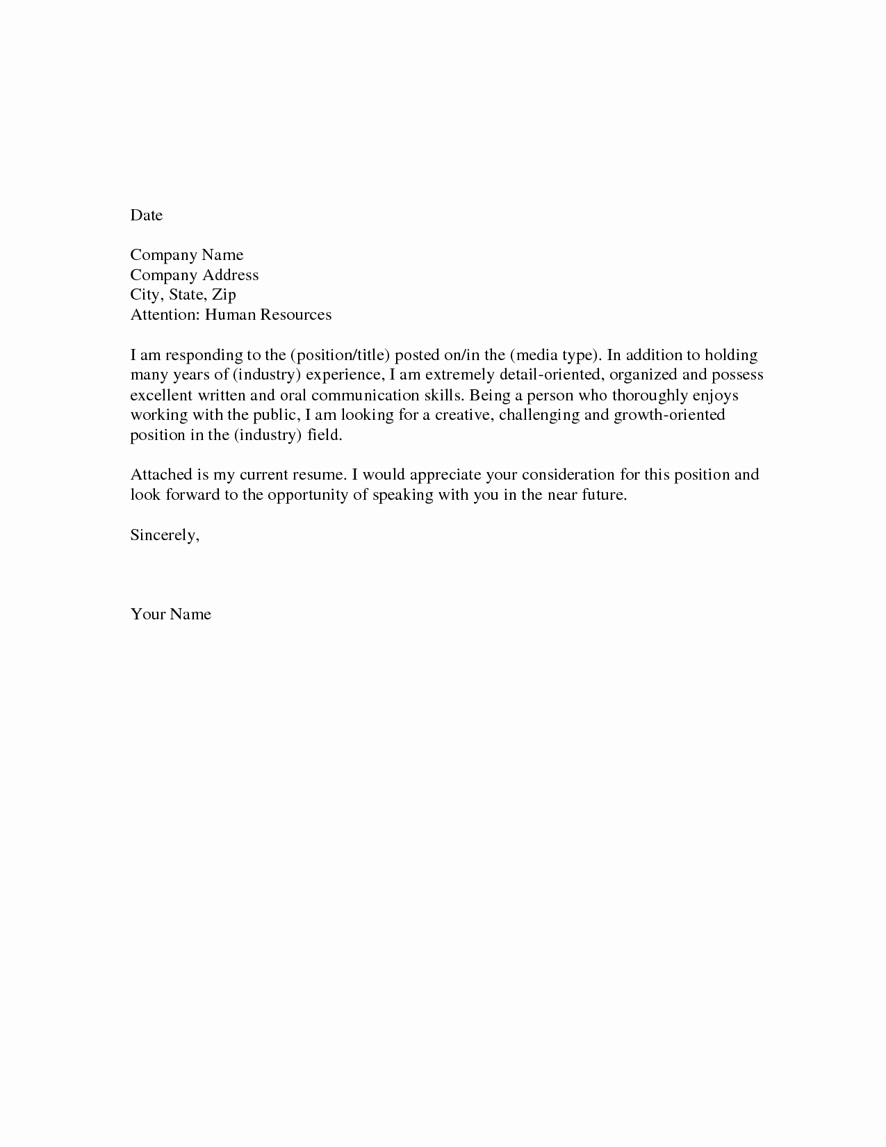 Good Cover Letter Examples Marketing