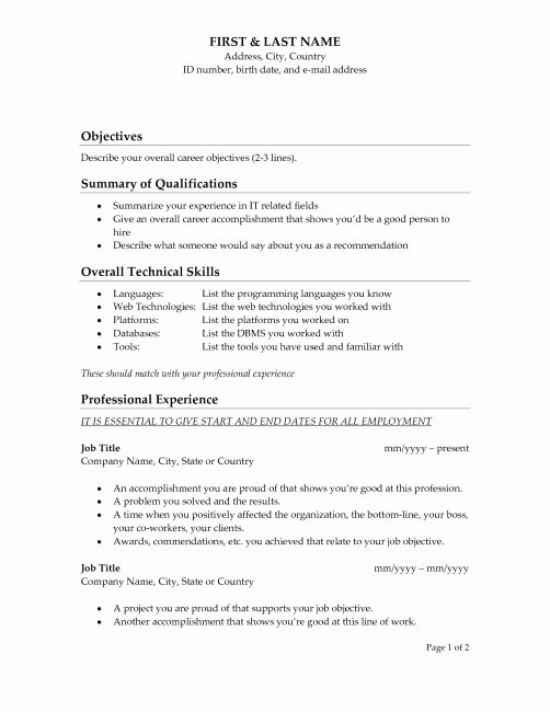 Good Resume Objectives for Retail
