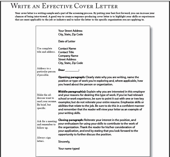 Good Simple Cover Letter Examples