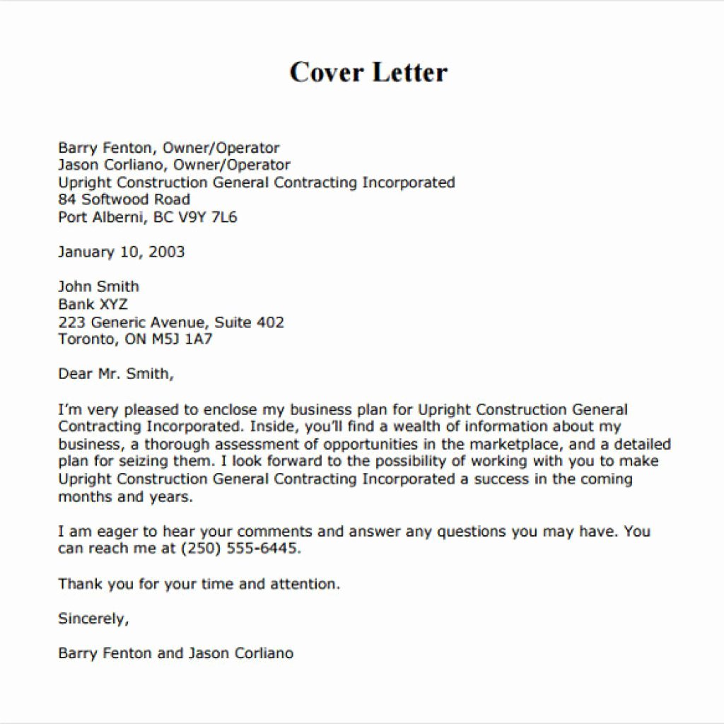 Goodly Business Cover Letter Examples – Letter format Writing
