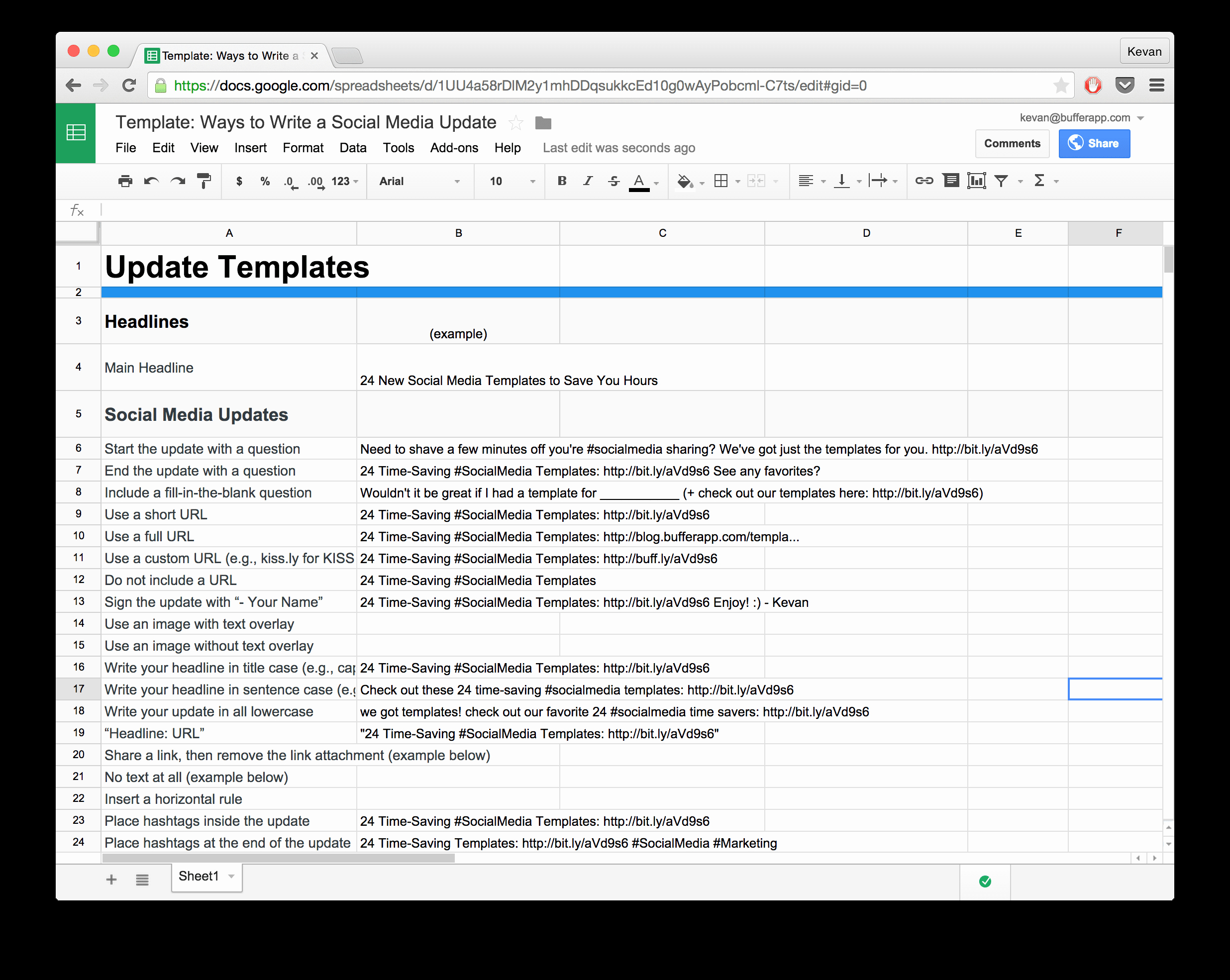 Google Docs Calendar Spreadsheet Template Free