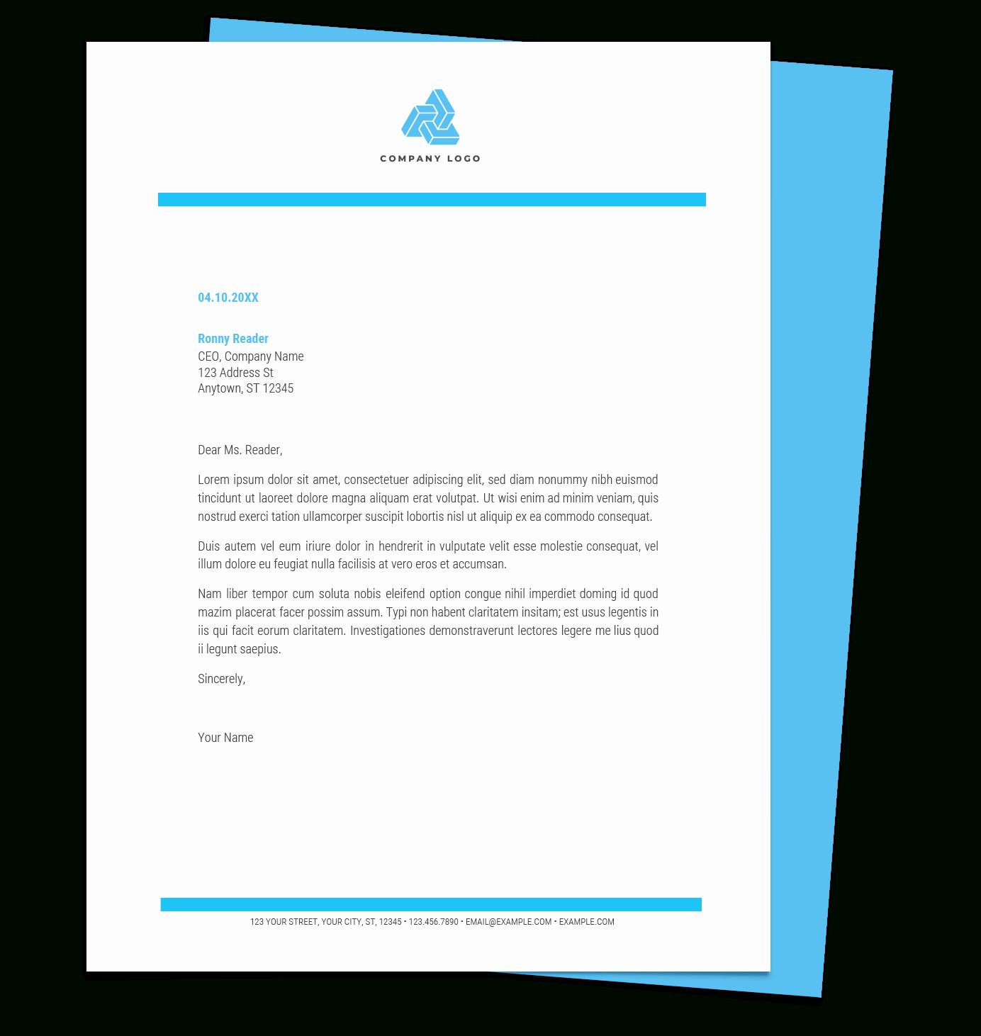 google docs free letterhead