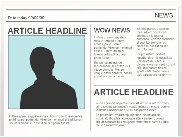 free newspaper template for google docs