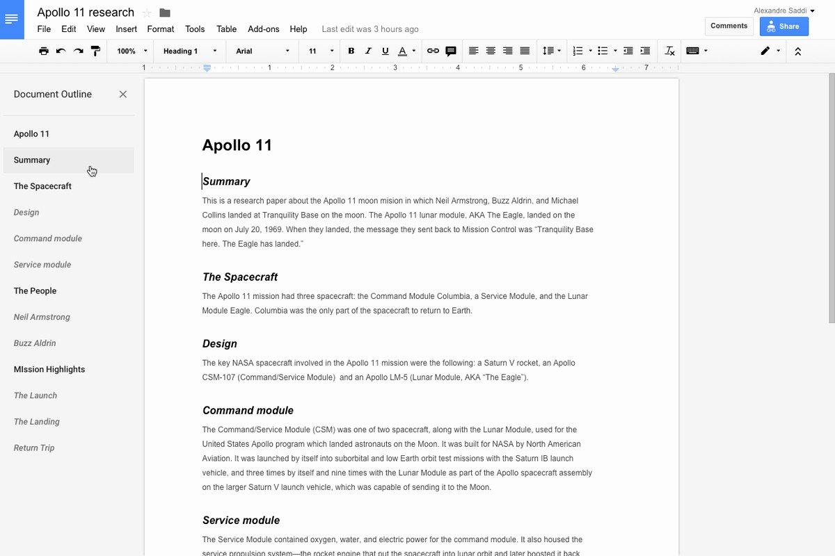 Google S New Docs Outline tool Will Make It Easier to