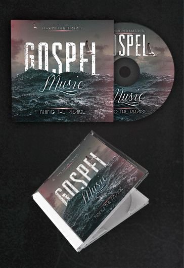 Gospel Music – Free Cd Cover Psd Template – by Elegantflyer