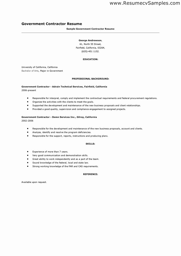 Government Job Cover Letters Cover Letter Samples