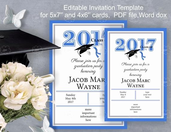 Grade Party Invitation Template Diy Invitation Edit