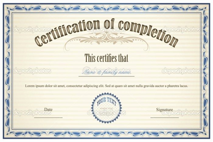 Graduation Certificate Templates Free Download