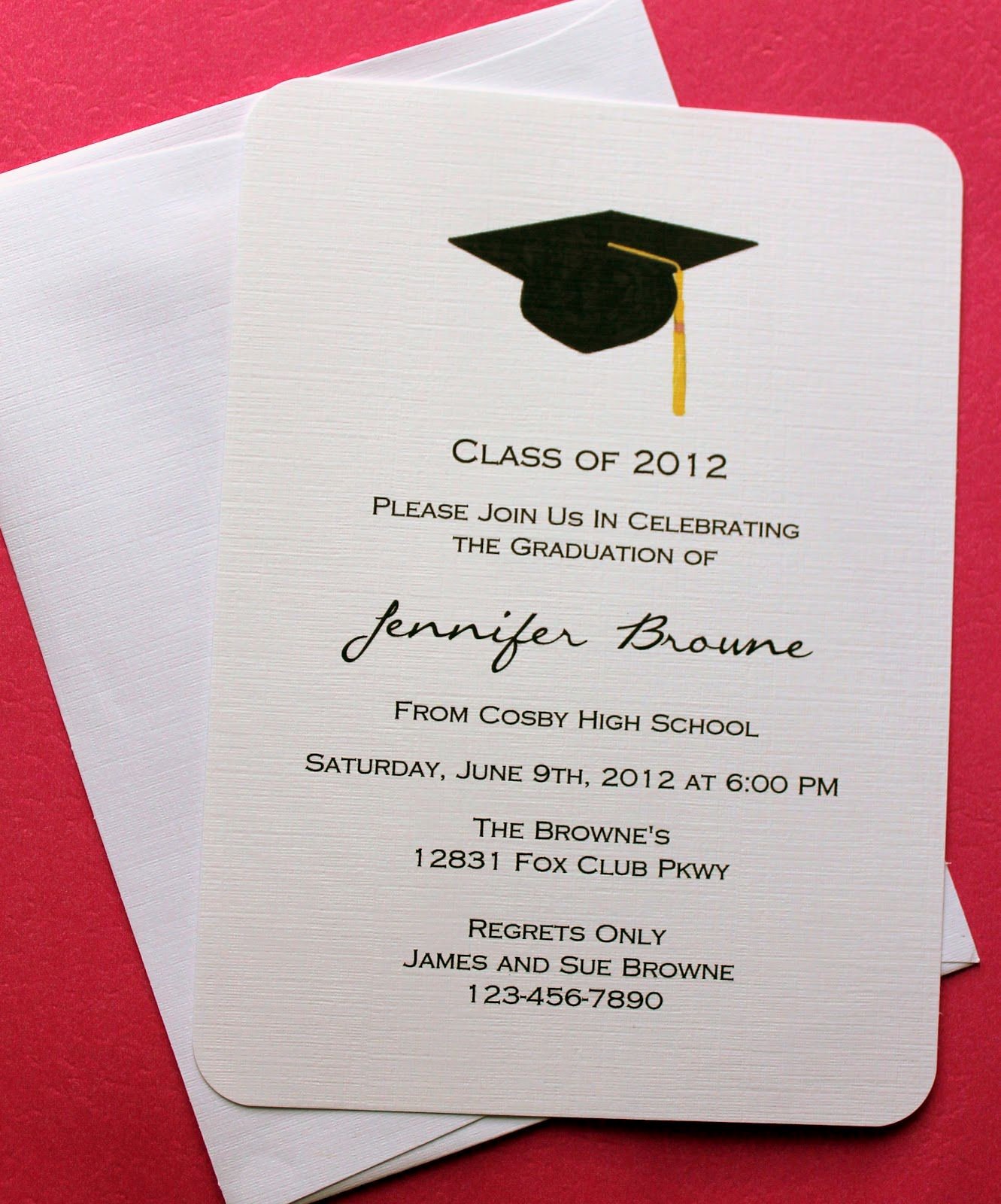 Graduation Invitation Template Graduation Invitation