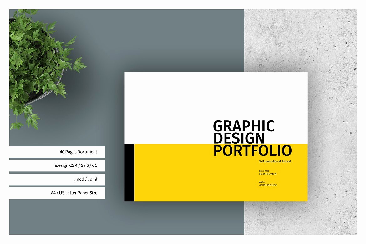 Graphic Design Portfolio Template Brochure Templates