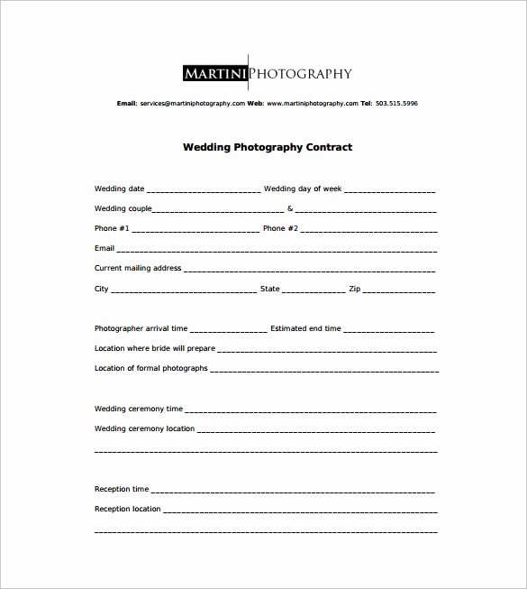 Graphy Contract 9 Download Free Documents In Word Pdf