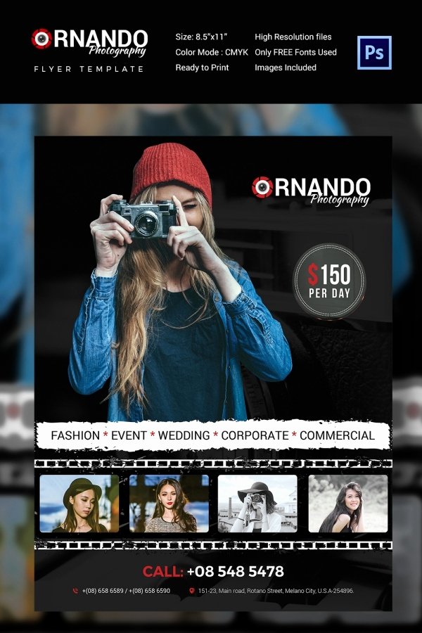 Graphy Flyer Template 41 Free Psd format Download