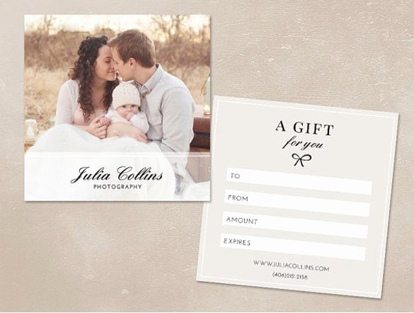Graphy Gift Certificate Template