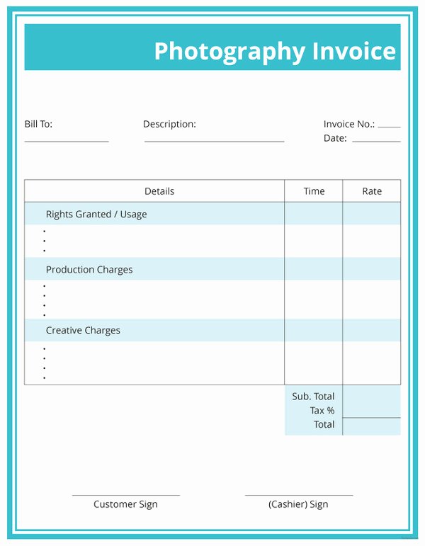 Graphy Invoice Templates 6 Free Word Excel Pdf