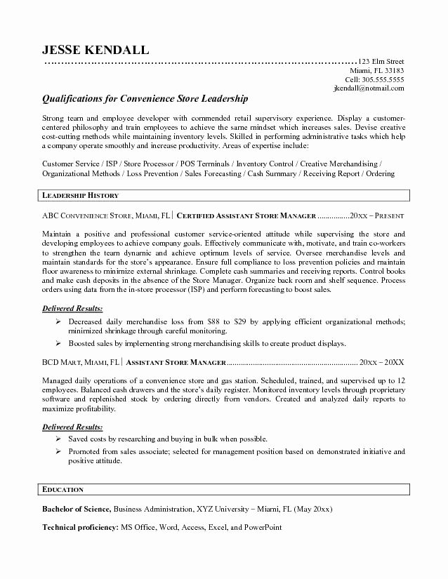 Grocery Store Resume Examples Cover Letter Samples