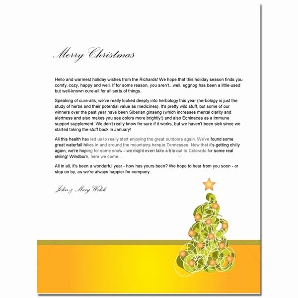 Guide to Finding A Free Christmas Letter Template