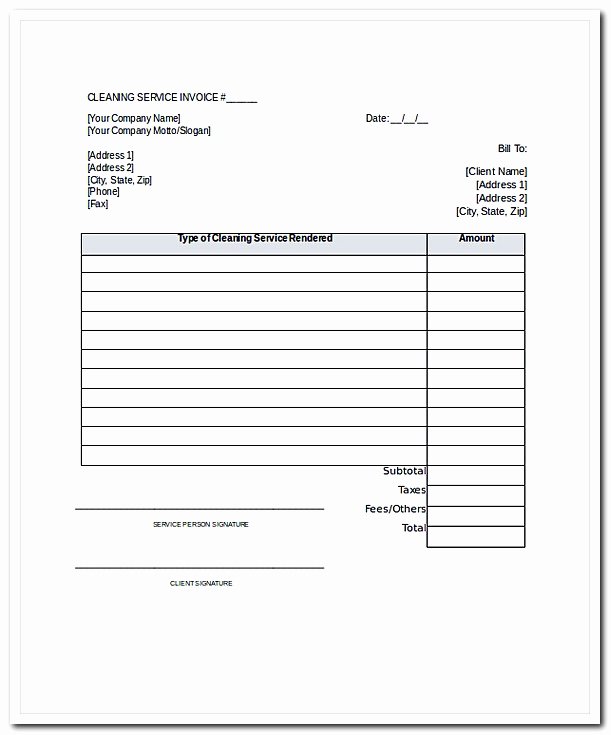 Guides to Create House Cleaning Service Invoice with Tip