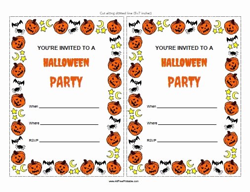 Halloween Invitations Templates
