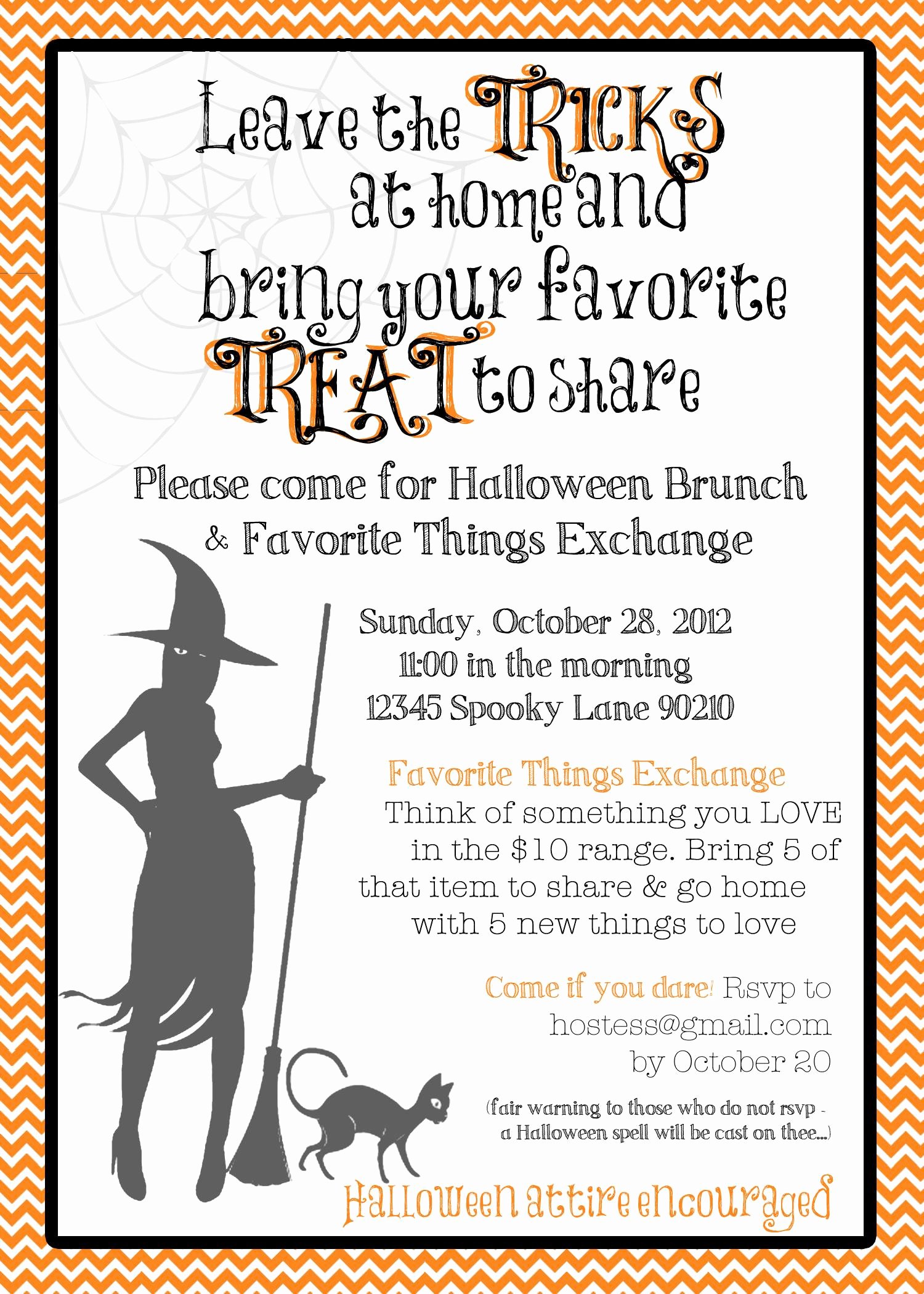Halloween Party Invitation Ideas