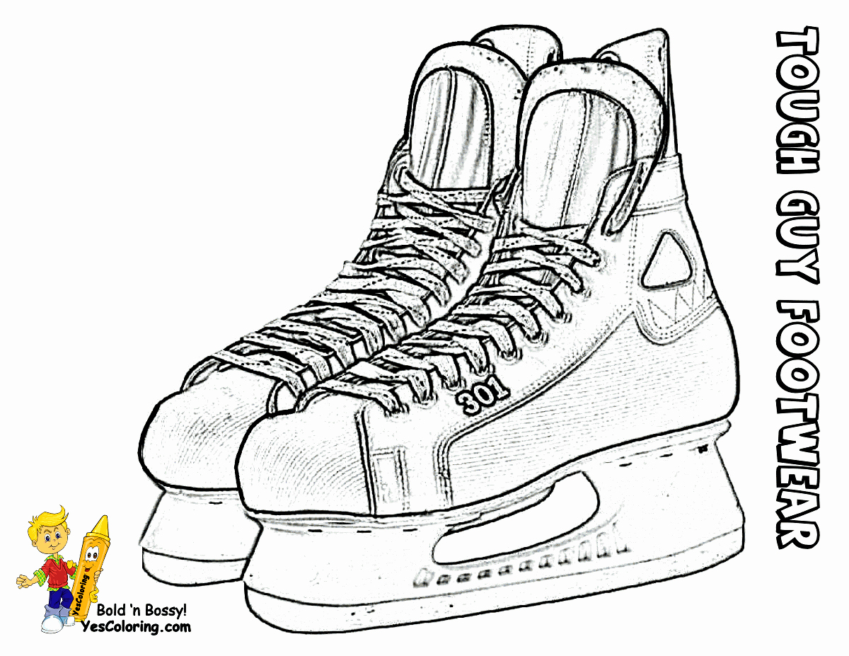 Hat Trick Hockey Coloring Sheets Free