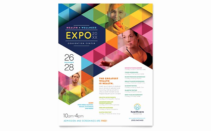 Health Fair Flyer Templates MD D