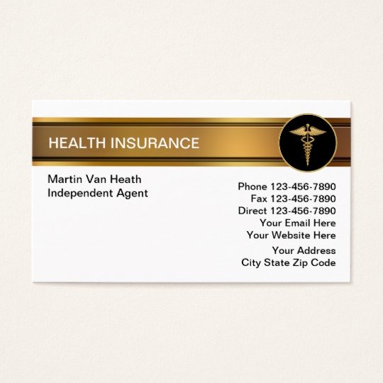 Health Insurance Business Cards
