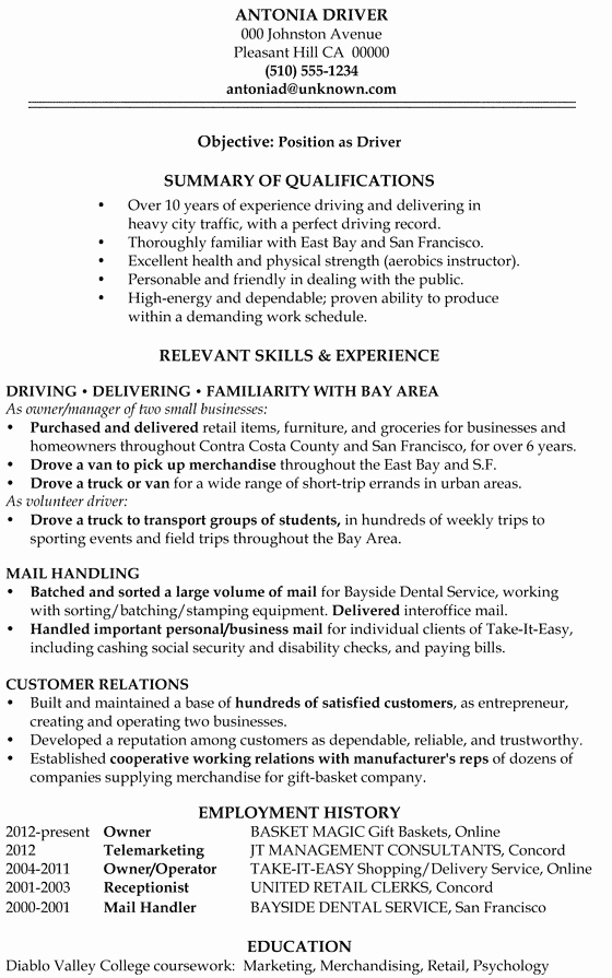 Help Writing A Functional Resume