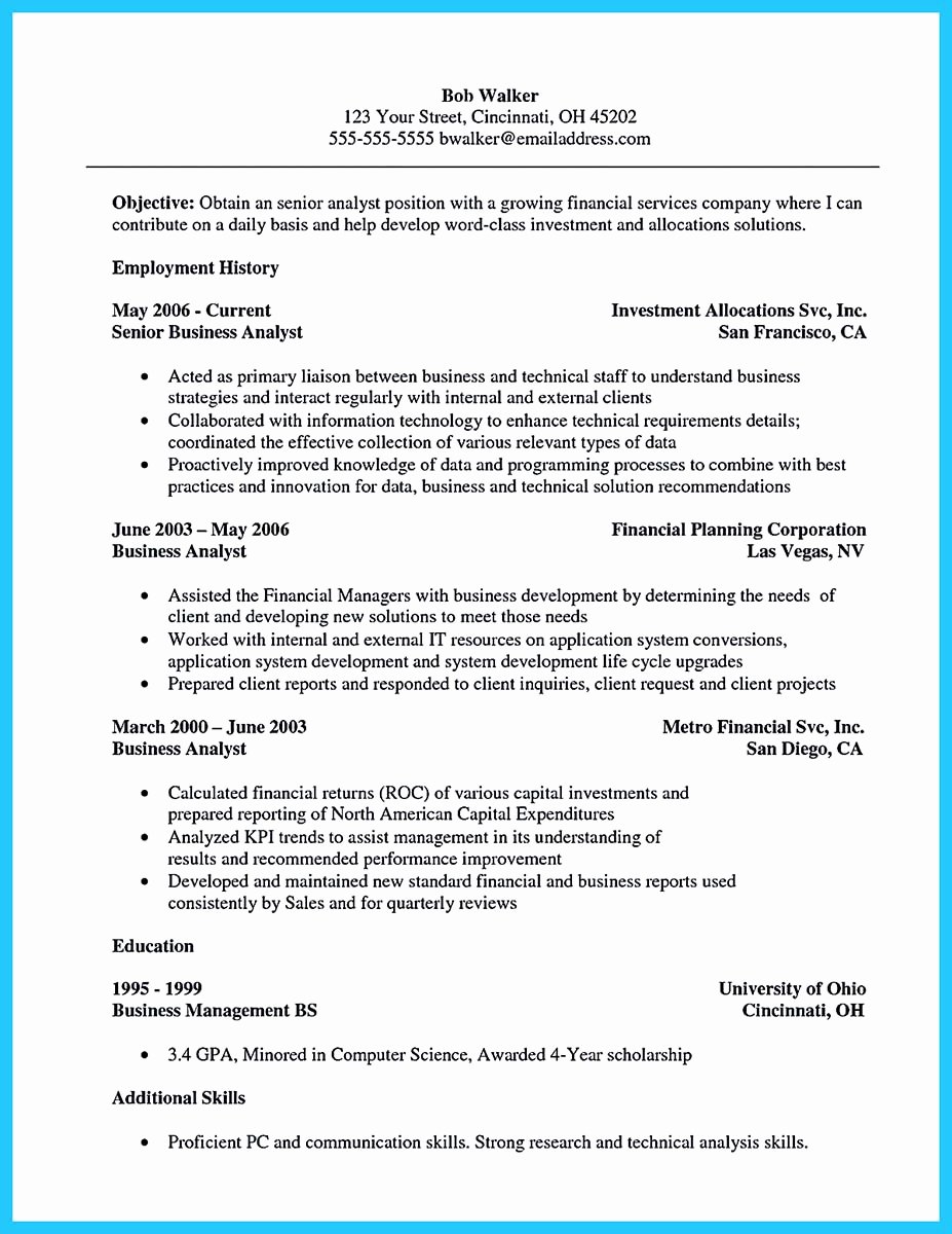 High Quality Data Analyst Resume Sample From Professionals