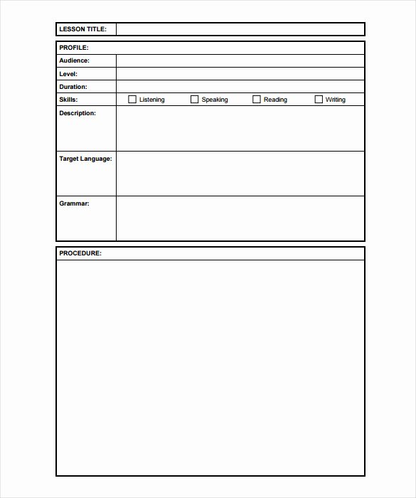 High School Lesson Plan Template Excel 1000 Images About