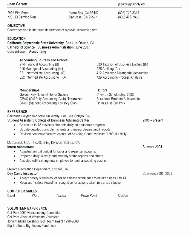 High School Student Resume Template Google Docs for 6 Free