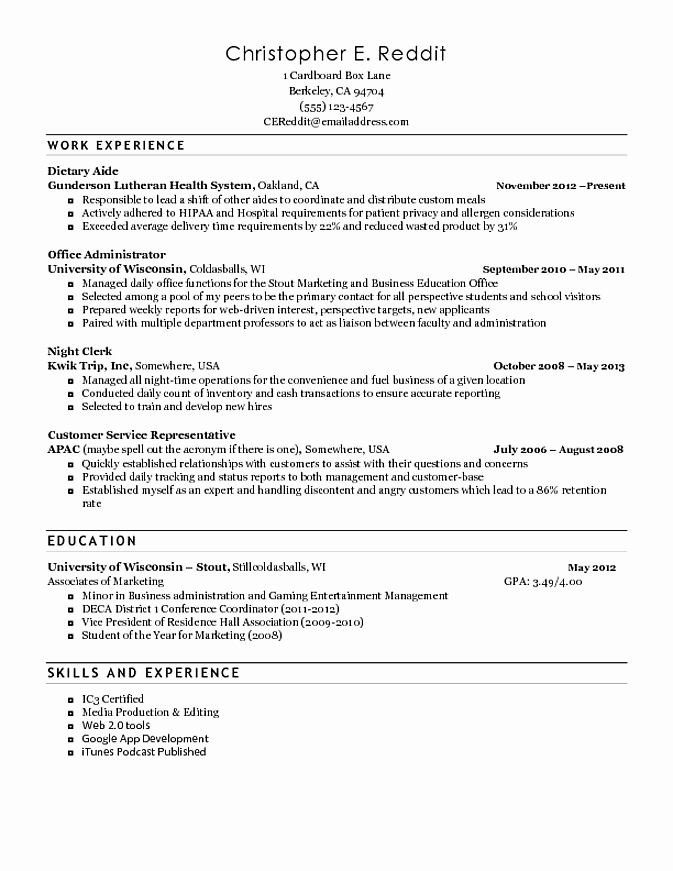 Home Health Aide Resume Dietary Aide Resume Objective