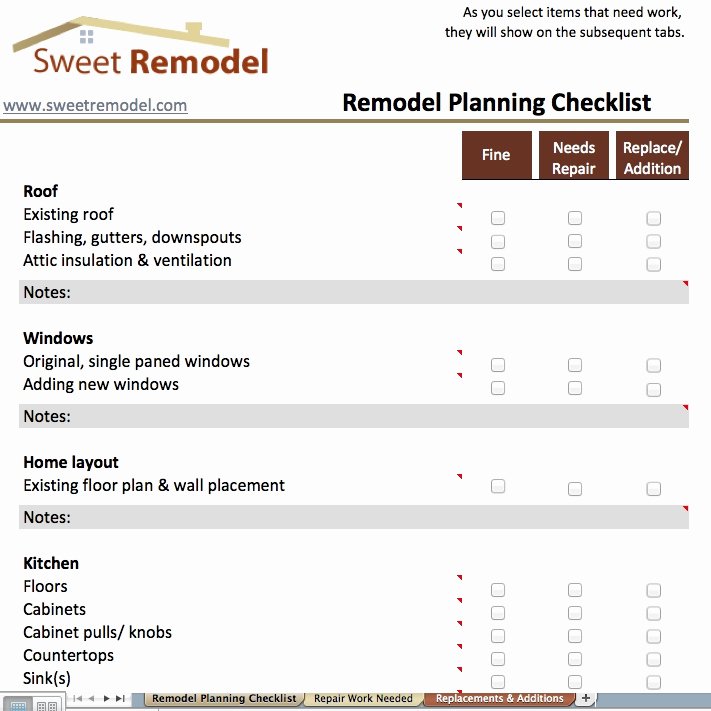 home renovation project plan template