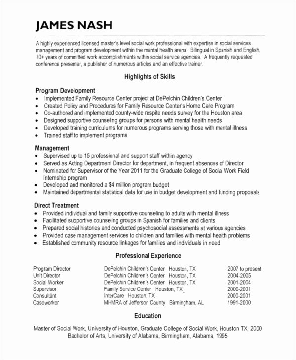 Hospice Resume 5 Free Word Pdf Document Downloads