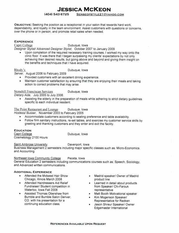 Hospital Receptionist Resume Sample You Have to Search and