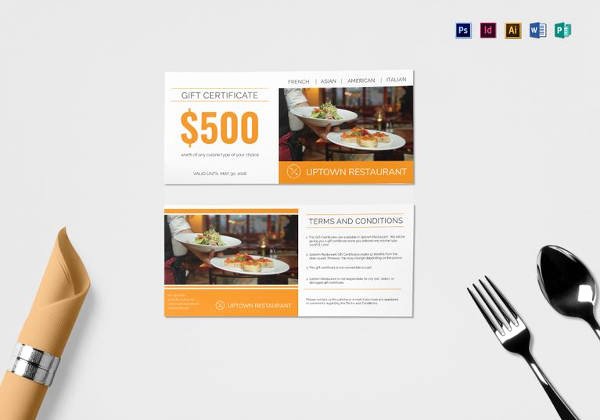 Hotel Gift Certificate Templates 10 Free Word Pdf Psd