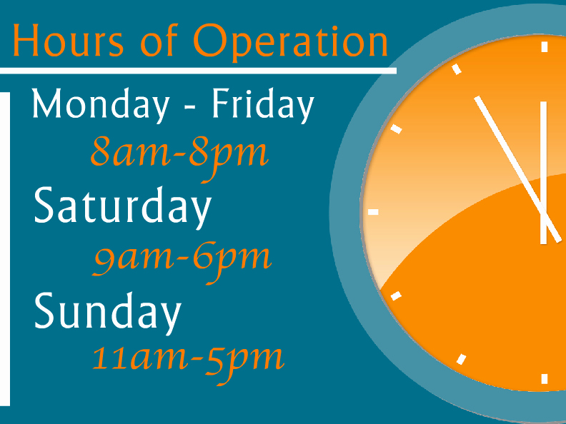 Hours Operation Templates