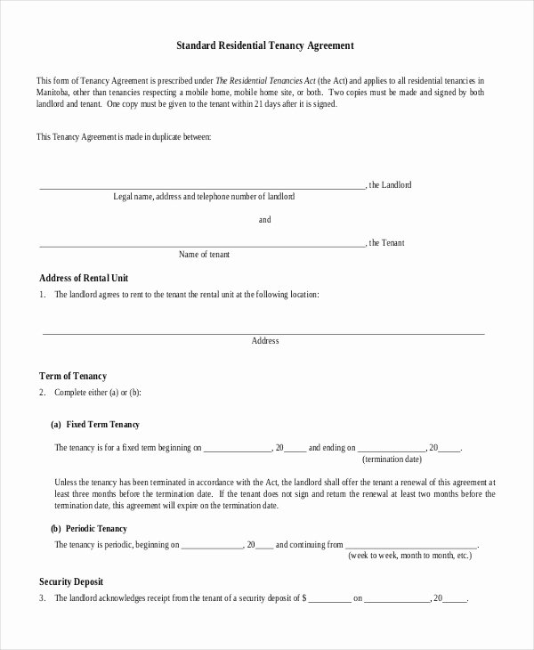 House Rental Agreement 10 Word Pdf Documents Download