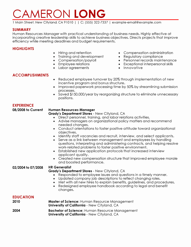 How Should A Resume Look Like In 2018