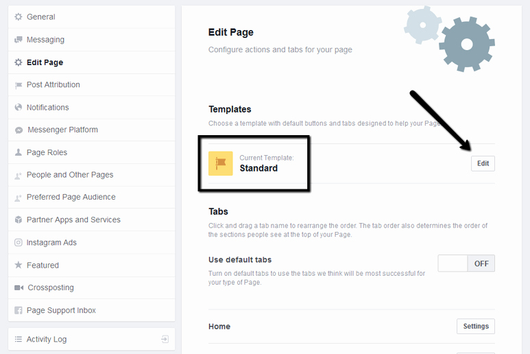 How to Change Your Page Template