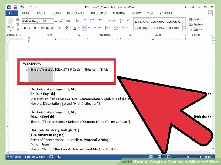 How to Create A Resume In Microsoft Word with 3 Sample