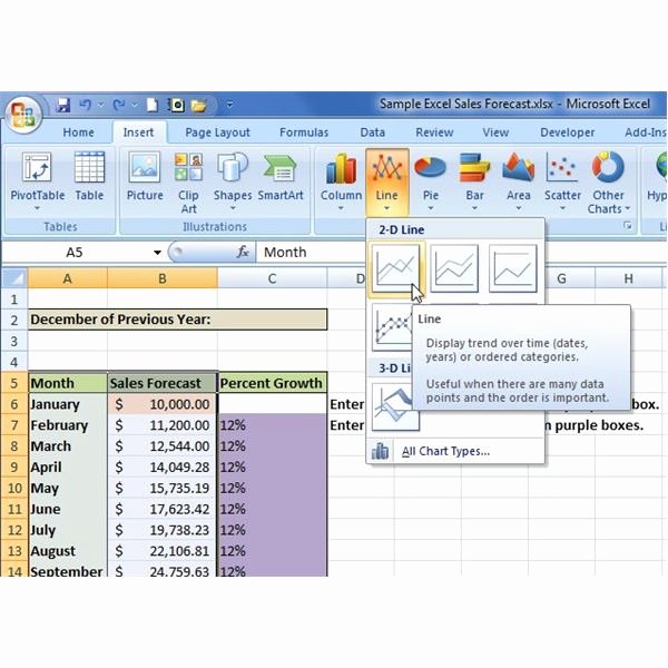 How to Create A Sales forecast In Excel Free Excel Sales