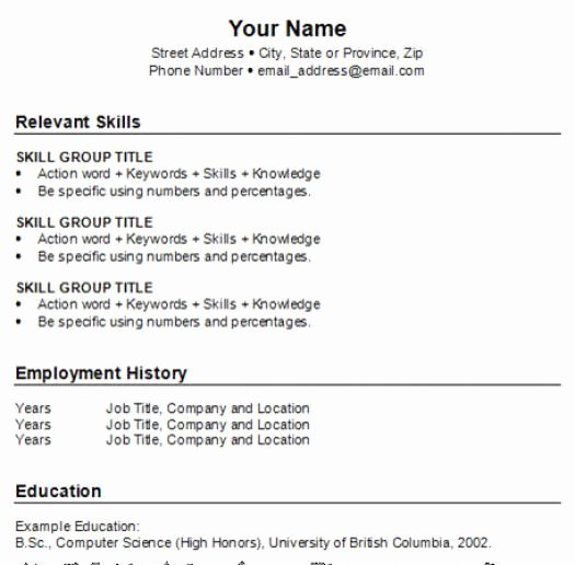How to Do A Resume for A Job for Free