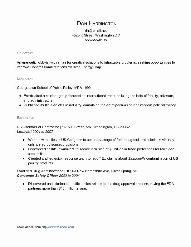 How to Do A Resume with No Experience First Time Resume