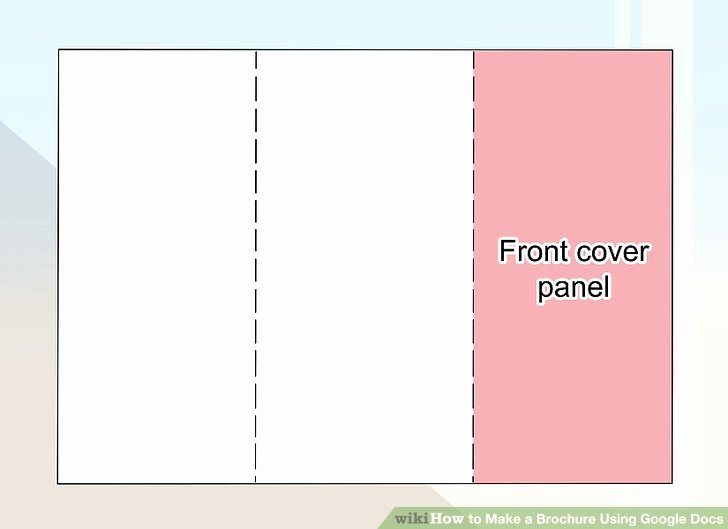 How to Make A Brochure Using Google Docs Wikihow